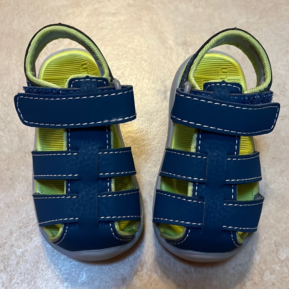 Never Worn Blue See Kai Run Sandals